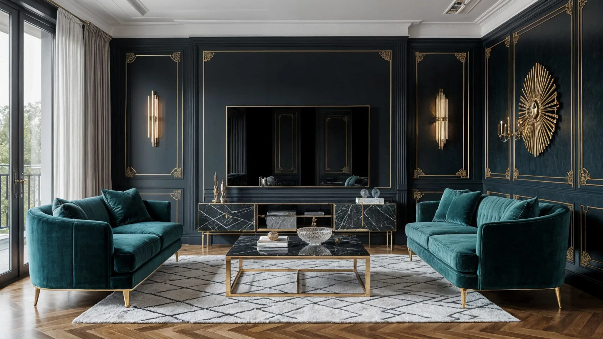 Inspiracje aranżacji wnętrz styl Art Deco