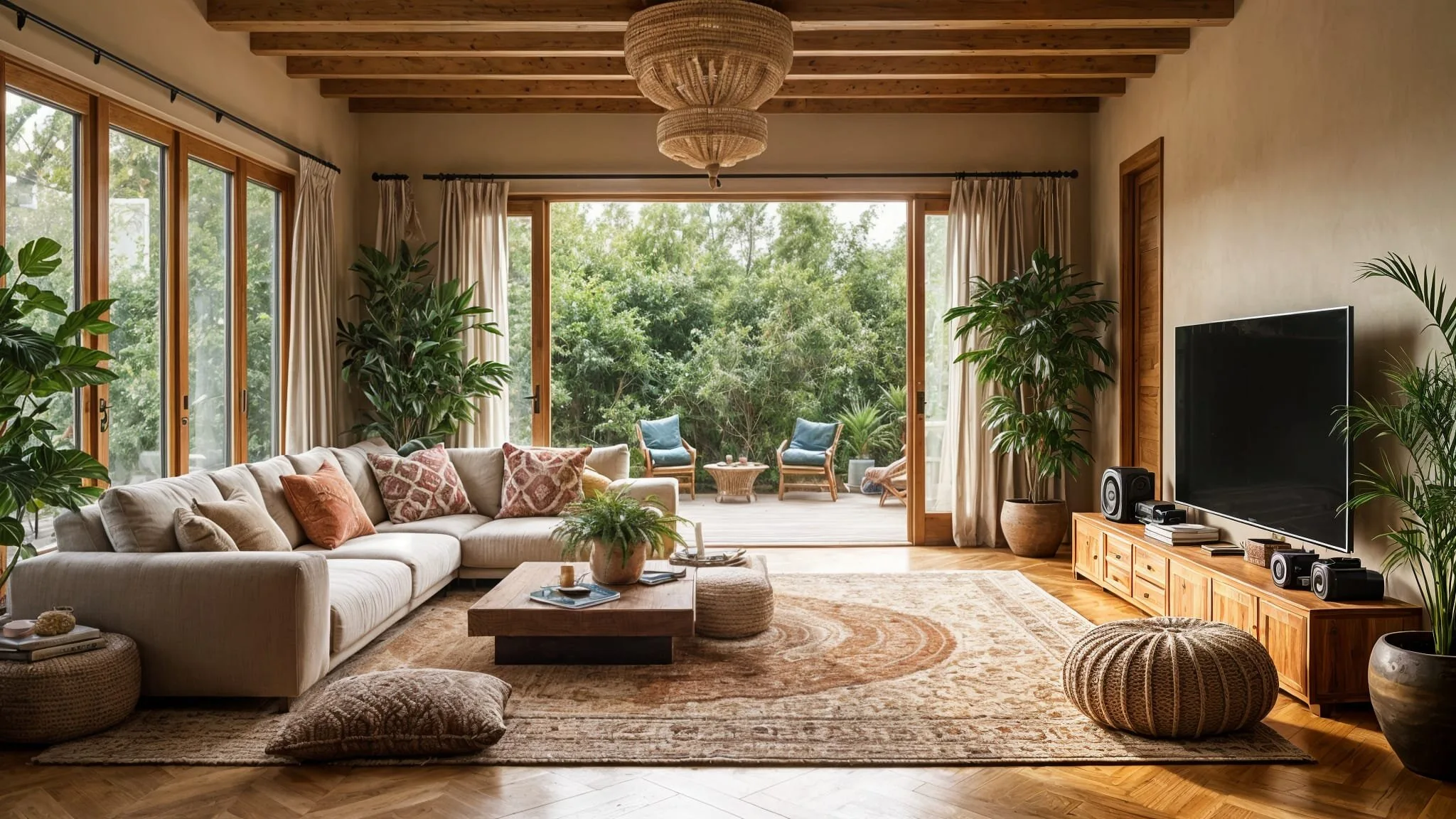 Inspiracje aranżacji wnętrz styl Boho