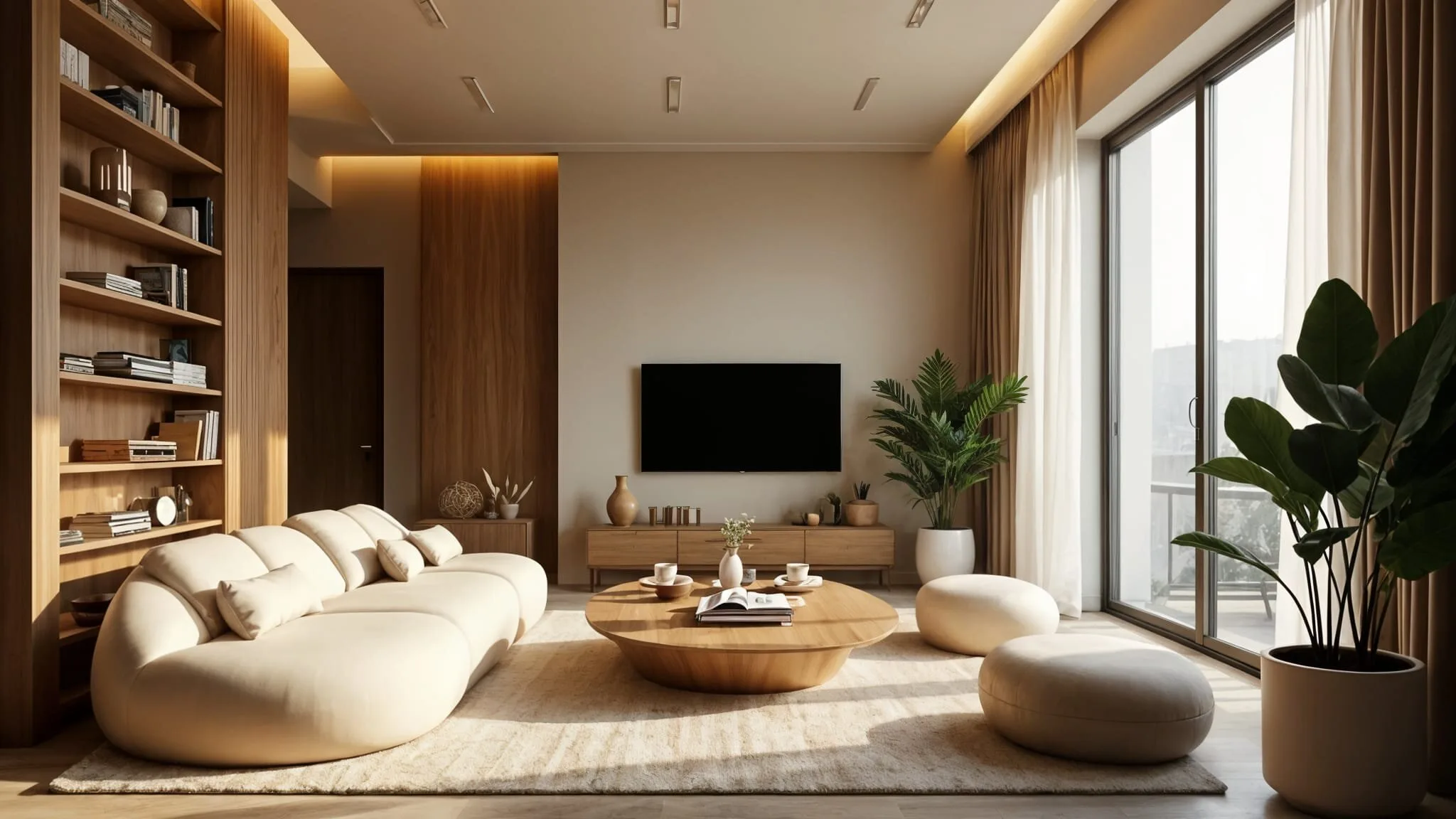 Inspiracje aranżacji wnętrz styl Organic Modern