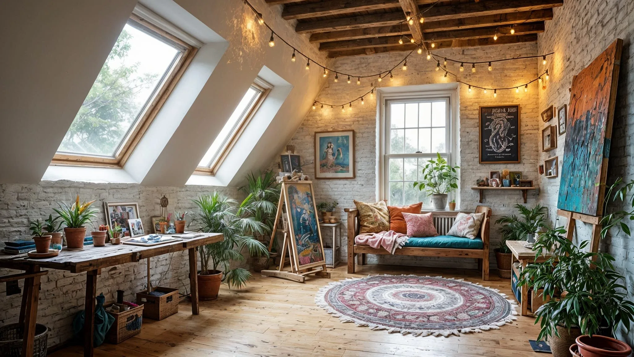Inspiracje aranżacji wnętrz poddasze